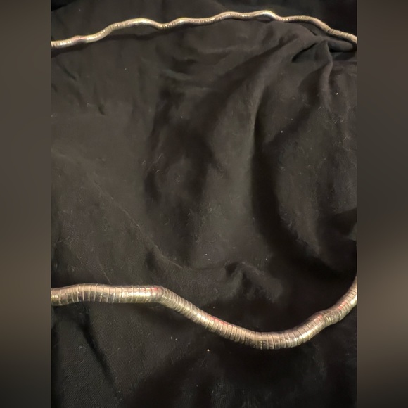 Bundle of 2 Flexible Silver Color “Snake” Multi-Use Jewelry - Necklace/Bracelet - Picture 9 of 17